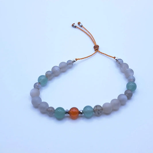 Perlenarmband Amira – Neubeginn & Intuition