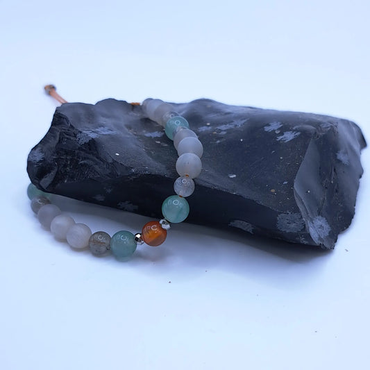 Perlenarmband Amira – Neubeginn & Intuition