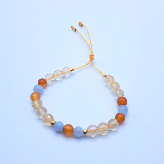 Perlenarmband Aurelia – Lebensfreude & Leichtigkeit