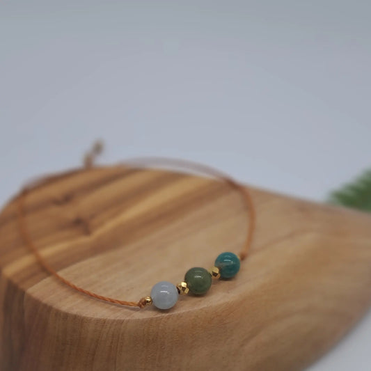 Heilsteinarmband Novara – Vertrauen & Gelassenheit