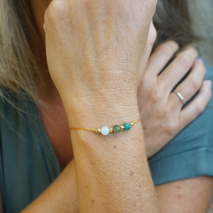 Heilsteinarmband Novara – Vertrauen & Gelassenheit