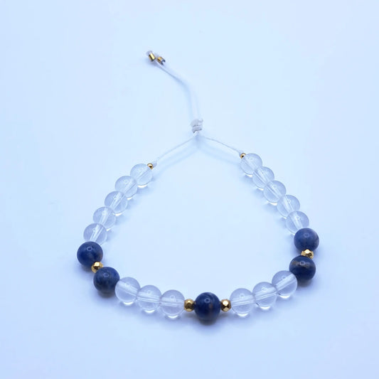 Perlenarmband Thalina – Klarheit & Orientierung