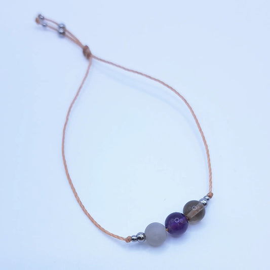 Heilsteinarmband Solenne – Loslassen & Leichtigkeit