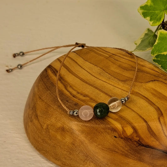 Heilsteinarmband Nerida – Erdung & Balance
