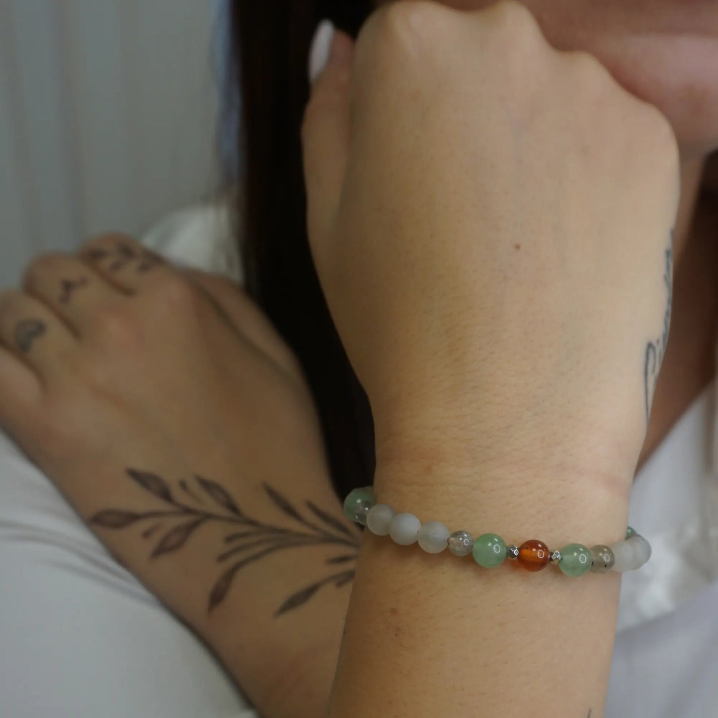 Perlenarmband Amira – Neubeginn & Intuition