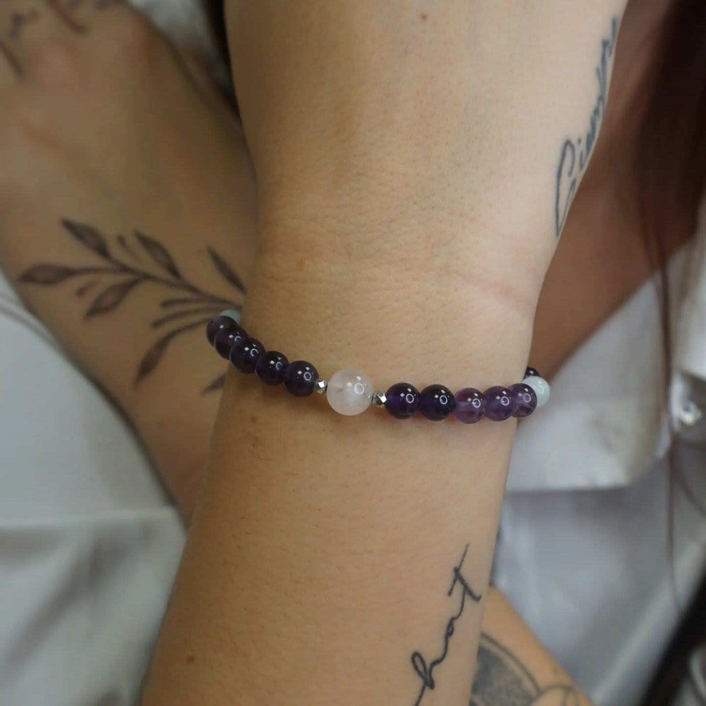 Perlenarmband Caelia – Gleichgewicht & Vertrauen